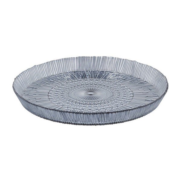 Piatto da portata in vetro blu ø 30 cm Kusintha - Bitz