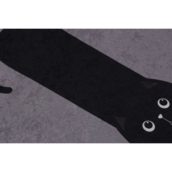 Set di tappetini per il bagno neri/grigi 2 pz 60x100 cm Comfort – Foutastic-image-1