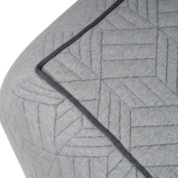 Pouf grigio Hexad - sømcasa-image-1