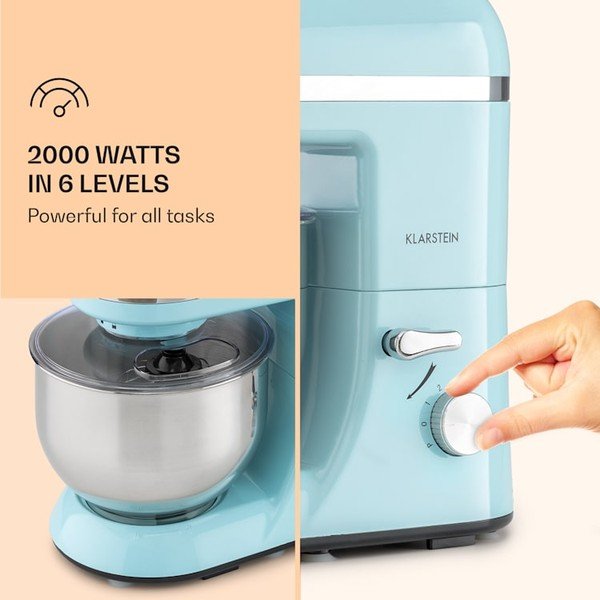 Robot da cucina blu pastello Bella Elegance - Klarstein-image-4