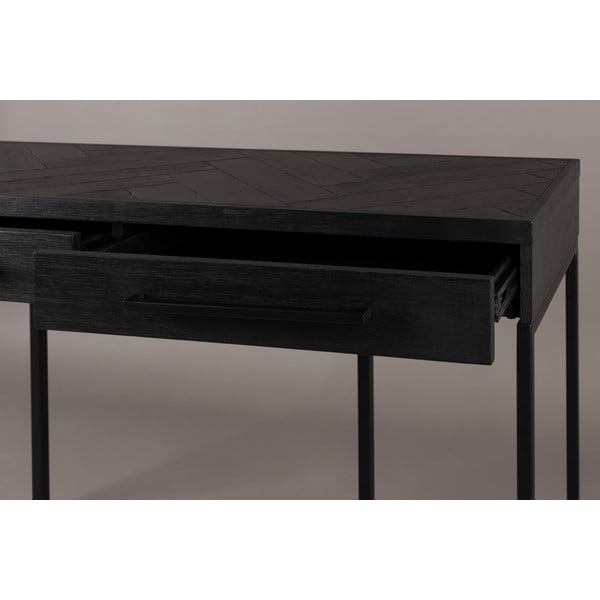 Tavolo consolle nero 45x120 cm Class – Dutchbone-image-1