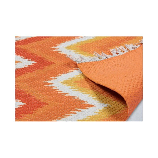 Tappeto arancione Eco Rugs Tribe, 80 x 150 cm - Eko Halı-image-3