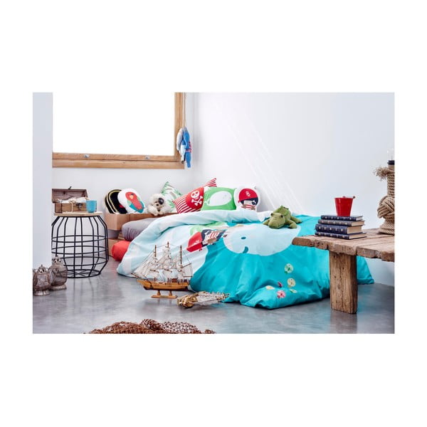 Cuscino in puro cotone Happynois , 40 x 30 cm Pirata - Mr. Fox-image-2