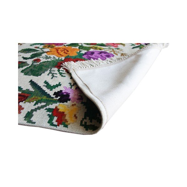 Runner Eco Rugs Asalama Bianco, 75 x 300 cm - Eko Halı-image-1