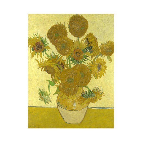 Obraz Vincenta van Gogha - Sunflowers 3, 60x80 cm