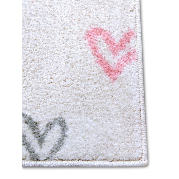 Tappeto bianco per bambini 120x170 cm Hearts - Hanse Home-image-3