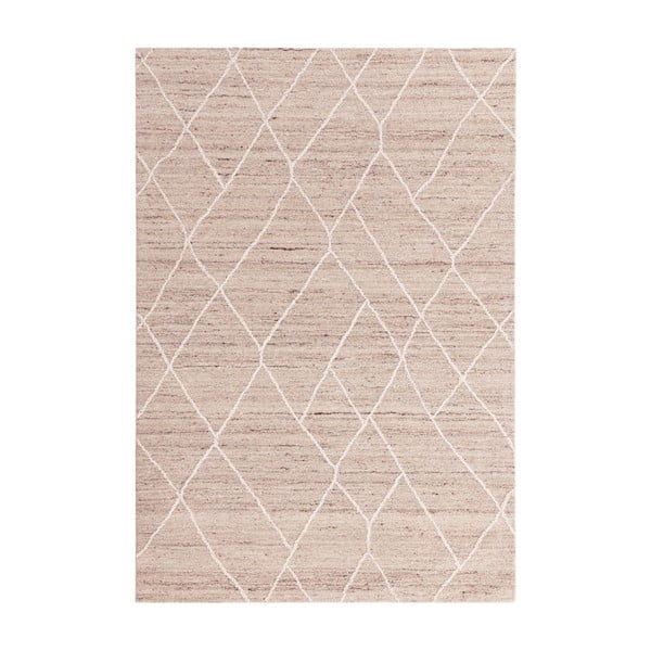 Tappeto in lana beige 160x230 cm Noah - Asiatic Carpets