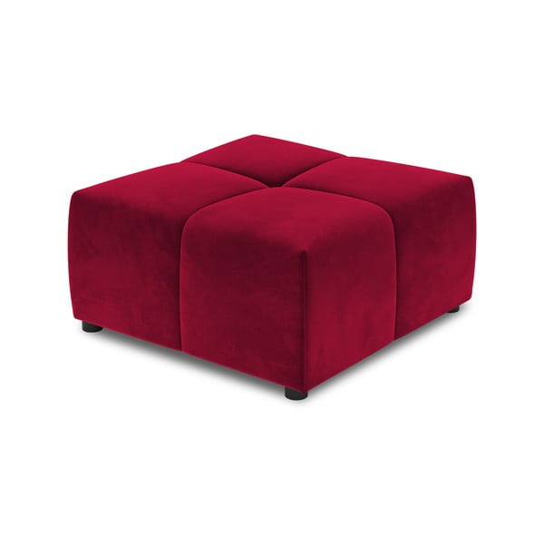 Modulo divano in velluto rosso Rome Velvet - Cosmopolitan Design