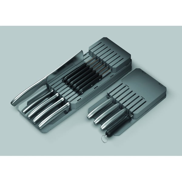 Sistema di stoccaggio dei coltelli grigio - Metaltex-image-4