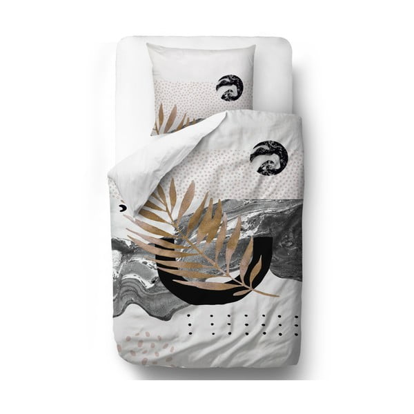 Biancheria da letto in cotone sateen , 200 x 200 cm Marbling Flow - Butter Kings