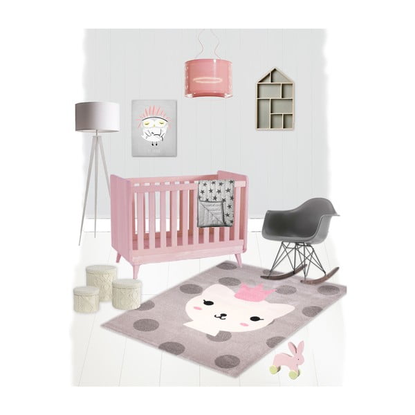 Tappeto per bambini Lola Polka, 120 x 170 cm - Nattiot-image-2