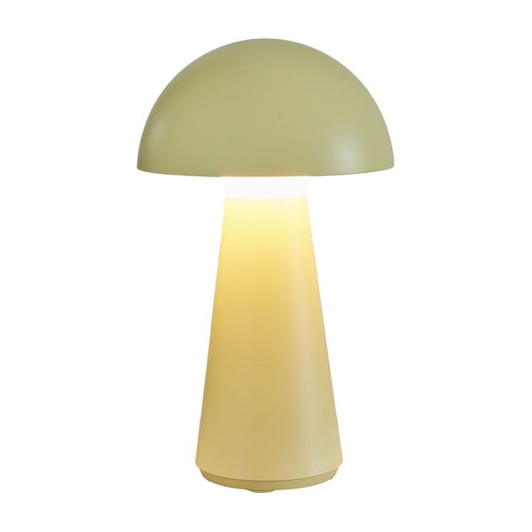 Lampada da tavolo LED gialla con telecomando (altezza totale 28 cm) Sam – Sirius