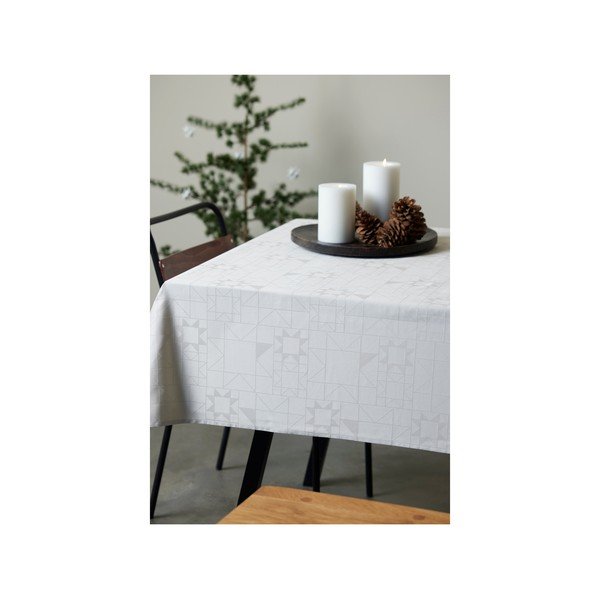 Tovaglia damascata ø 160 cm Star Damask - Södahl-image-2