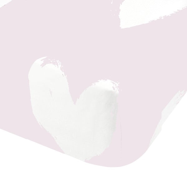 Lenzuolo singolo per bambini in flanella 90x190 cm Hearts - Catherine Lansfield-image-2