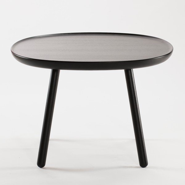 Tavolo in legno massiccio nero , ø 64 cm Naïve - EMKO-image-3