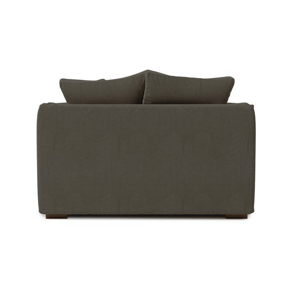 Poltrona in velluto a coste grigio scuro Comfy - Scandic-image-3
