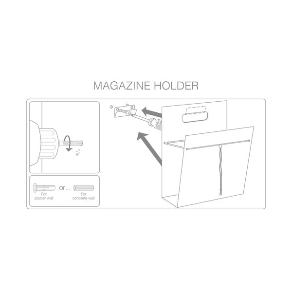 Portariviste in metallo/in eco pelle Bull M – LIND DNA-image-2