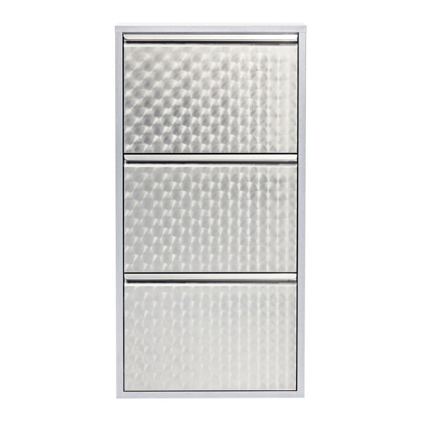 Kovový botník ve stříbrné barvě Kare Design Caruso