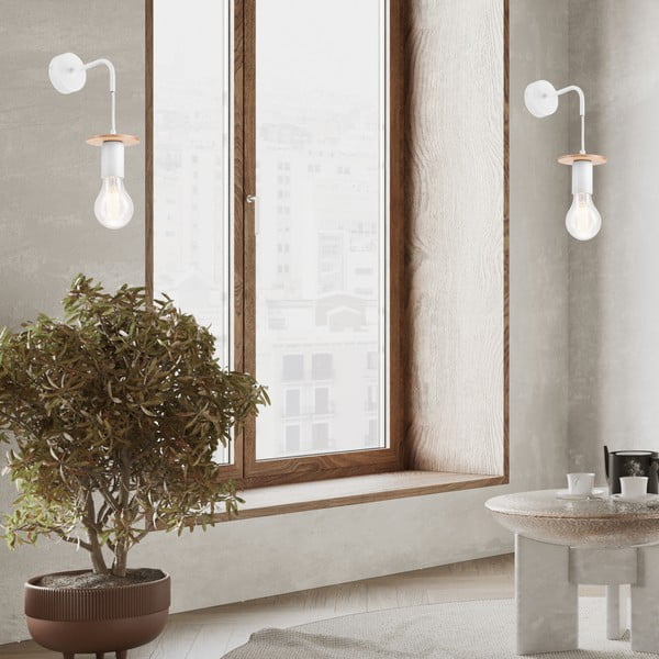 Lampada da parete bianca Angelina – LAMKUR-image-3