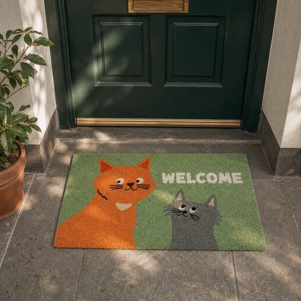 Stuoia di cocco 73x43 cm Nine Lives - Rex London-image-1