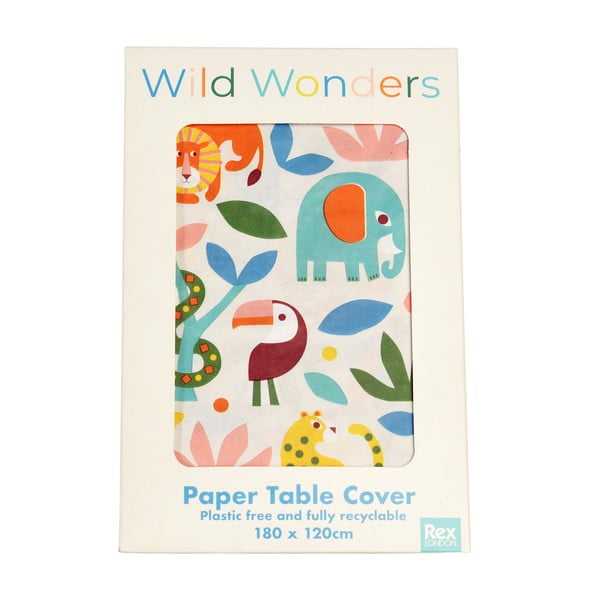 Tovaglia di carta 120x180 cm Wild Wonders - Rex London-image-3