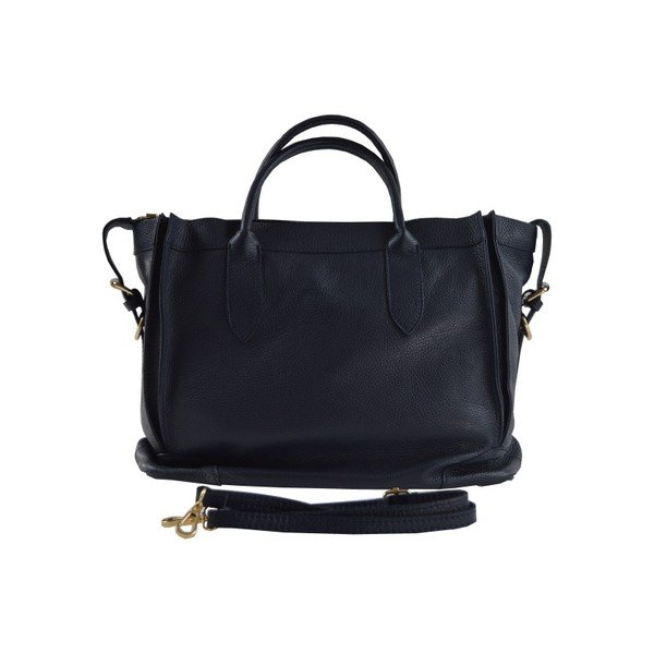 Borsa Mulina in pelle blu scuro - Chicca Borse-image-1