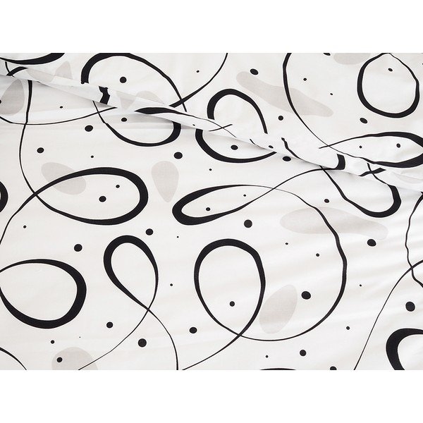 Biancheria da letto in crêpe bianco e nero per letto singolo 140x200 cm Top Class - B.E.S.-image-3