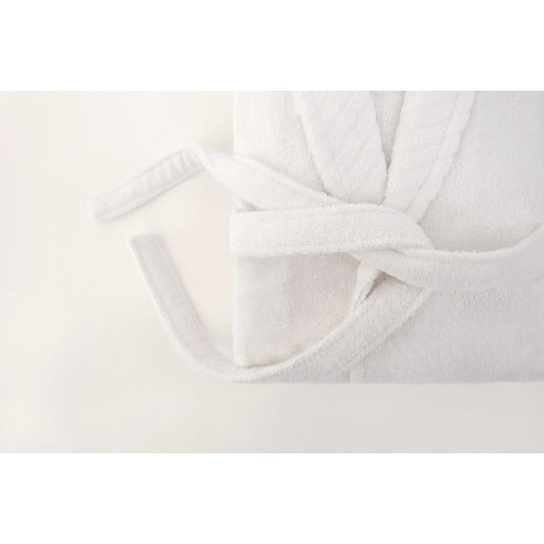 Accappatoio in cotone bianco taglia L/XL - Foutastic-image-3