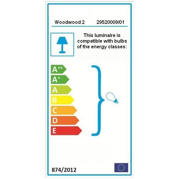 Lampada da terra bianca con struttura in legno Floor - Woodman-image-1