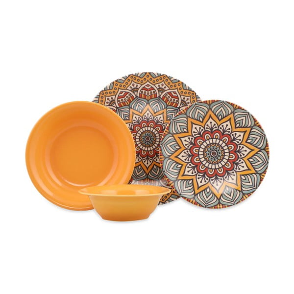 Set di 24 pezzi di piatti in porcellana Yala - Kütahya Porselen