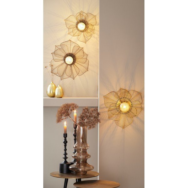 Lampada da parete in colore bronzo Pavas - Light & Living-image-1