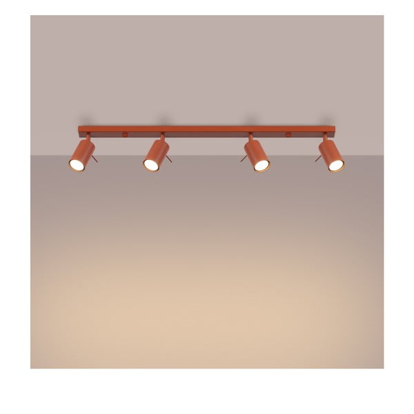 Faretto color mattone 6x81 cm Etna – Sollux-image-2