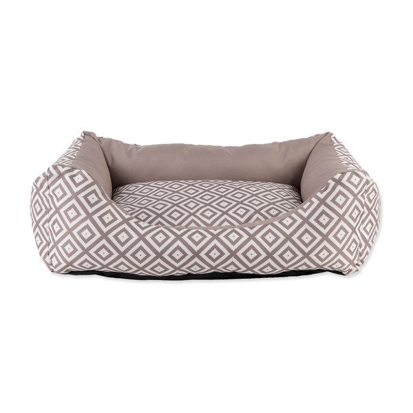 Letto per cani in peluche marrone chiaro 75x90 cm Dog Fantasy DeLuxe - Plaček Pet Products-image-1