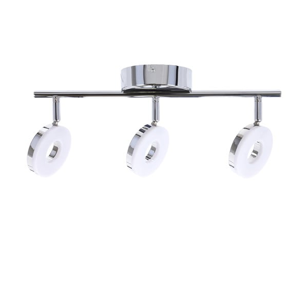 Plafoniera LED in argento lucido 47x16 cm Thema - Candellux Lighting-image-2