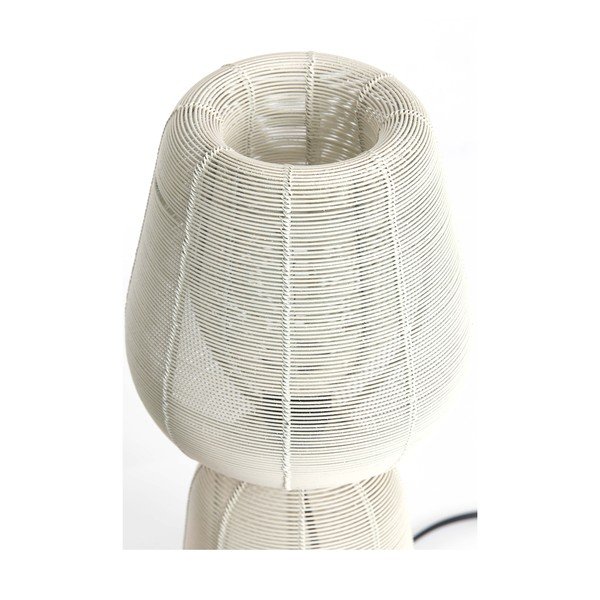 Lampada da tavolo color crema (altezza 42 cm) Aboso - Light & Living-image-1