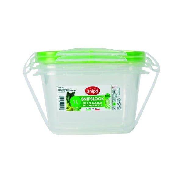 Set di 2 scatole per alimenti , 1 l - Snips-image-3