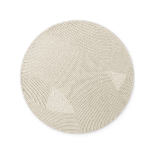 Tappeto rotondo color crema in lana ø 160 cm Kensington Victoria – Ted Baker