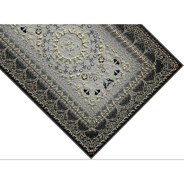 Tappeto grigio scuro Olivia, 80 x 120 cm - Vitaus-image-2