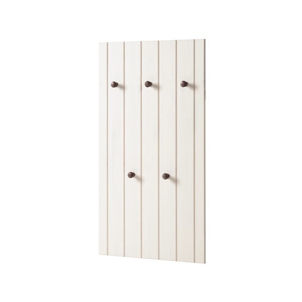 Set di mobili da ingresso bianco in pino massiccio 55x100x2 cm Anita – Støraa-image-1