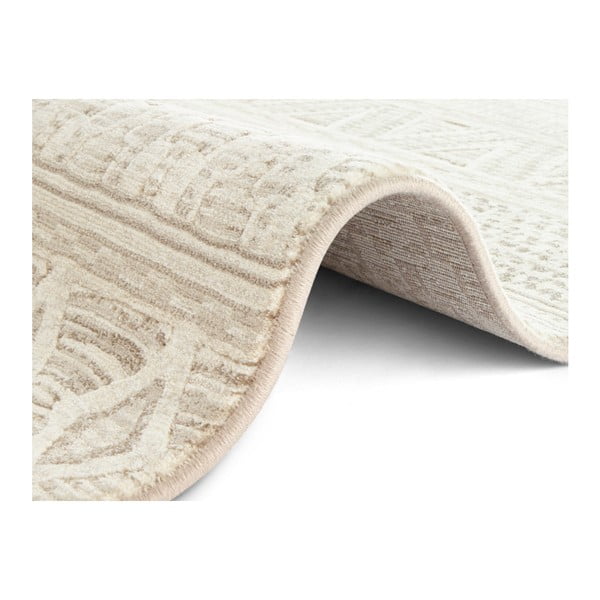 Tappeto crema chiaro Arty Roanne, 200 x 290 cm - Elle Decoration-image-4