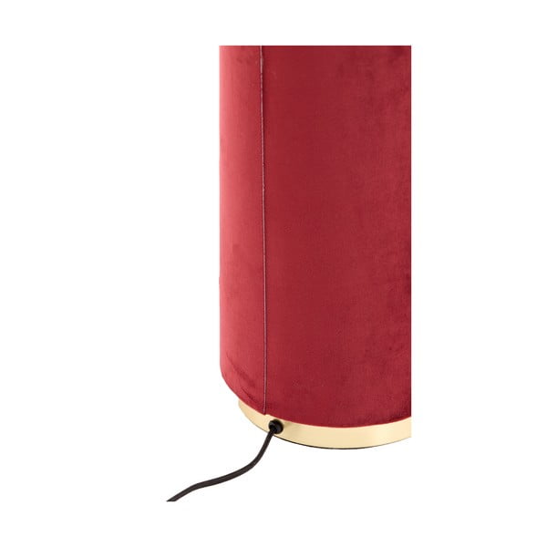 Lampada da terra rossa con paralume in tessuto (altezza 168 cm) Devia - Light & Living-image-3