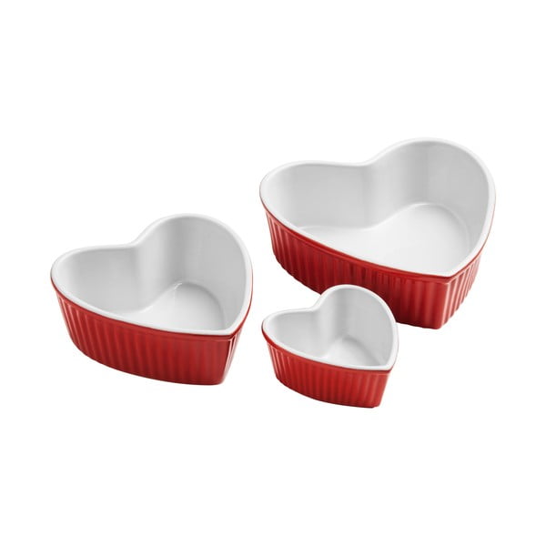 Stampi per torte in pietra 3 pezzi Amour - Premier Housewares