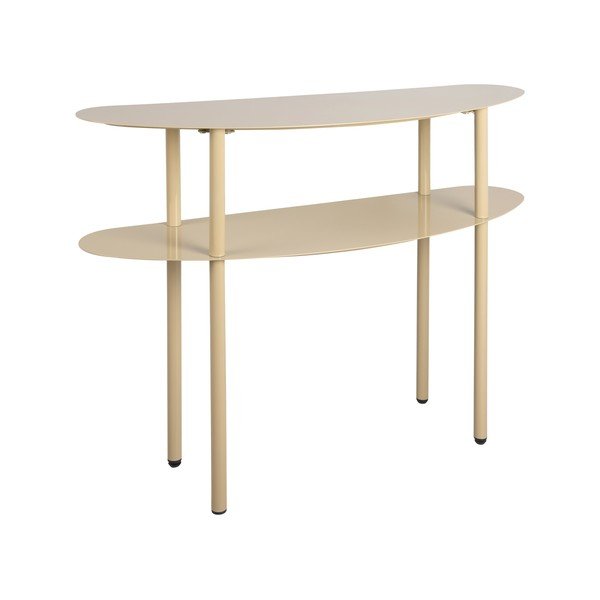 Tavolo consolle marrone chiaro in metallo 28x90 cm Paris – Leitmotiv-image-2