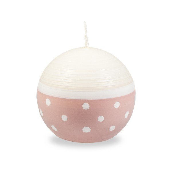 Candela bianca e rosa, durata di combustione 22 h Sweetness - Unipar