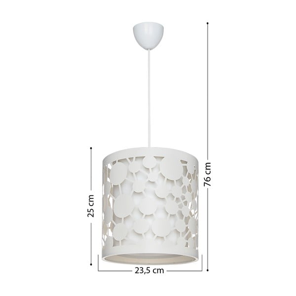 Lampada da soffitto bianca 76x23,5 cm - Squid Lighting-image-3