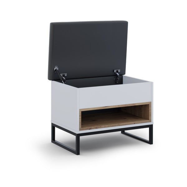 Scarpiera bianca con panca Olis - Cosmopolitan Design-image-2