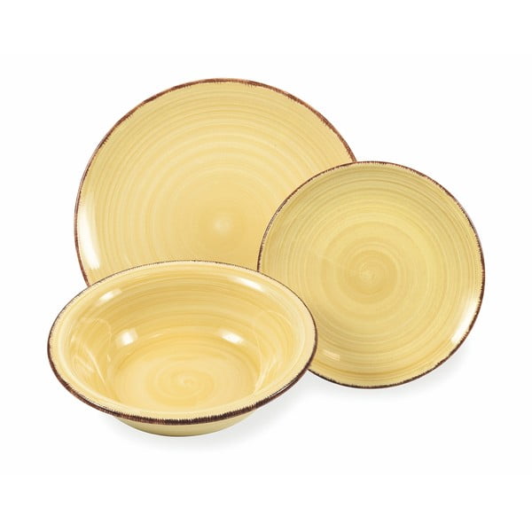 Set di 18 pezzi in gres Villa d'Este Acquerello Baita Acquerello - VDE Tivoli 1996-image-4