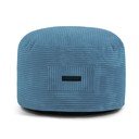 Poggiapiedi blu con rivestimento in velluto a coste Om 60 – SLOWDOWN