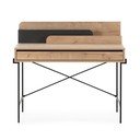 Scrivania in stile segreteria in rovere massiccio 60x113 cm Lila – Marckeric