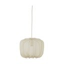 Lampadario color crema con paralume in tessuto ø 12 cm Plumeria – Light & Living